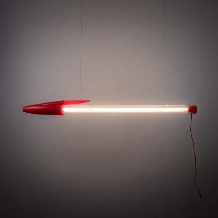 Lampada BIC Seletti rossa